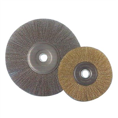 WW BRASS COATED WIRE WHEEL BRUSH