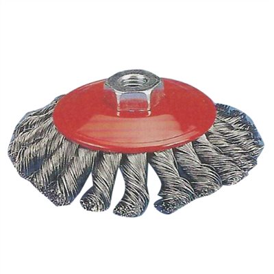 KV BRASS COATED WIRE KNOT DISH BRUSH