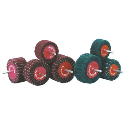 FIBER W/SAND PAPER INSERT FLAP WHEEL