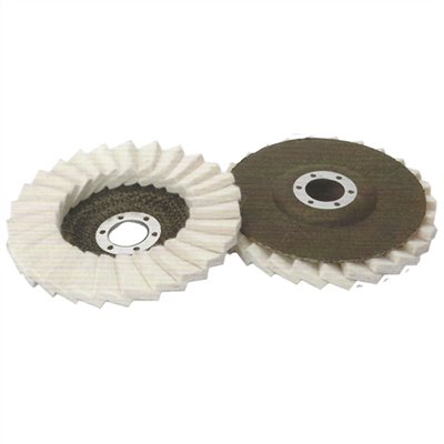 WOOL SAGMENTED FLAP POLISHING PAD
