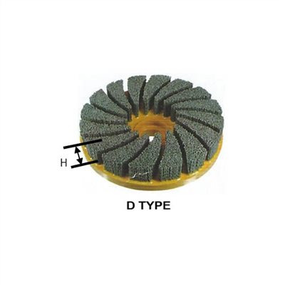 SILICON CARBIDE ABRASIVE NYLON DISC BRUSH (D TYPE)