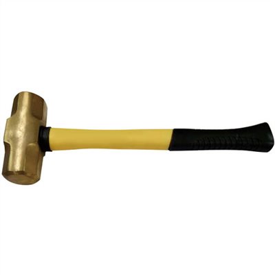 BRASS SLEDGE HAMMER WITH FIBER HANDLE