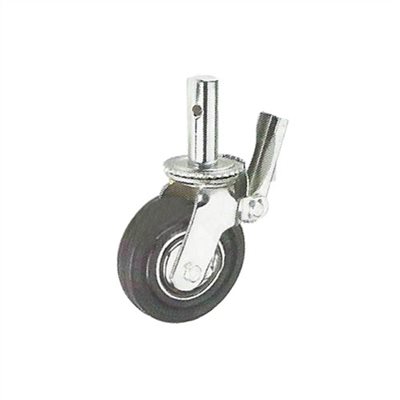 SCAFFOLD LOCKING CASTER WHEEL, W/BRAKE TYPE