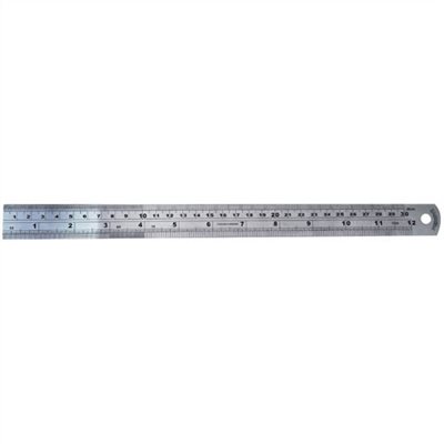 STRAIGHT STAINLESS STEEL RULER
