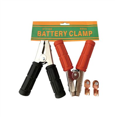 011100     BATTERY CLAMP, 600AMP, RED & BLACK/PAIR  