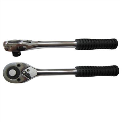 QUICK RELEASE REV. RATCHET HANDLE W/RUBBER GRIP