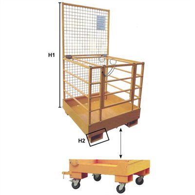 020371     FORKLIFT MAINTENANCE PLATFORM, LOAD CAP. 300KG
