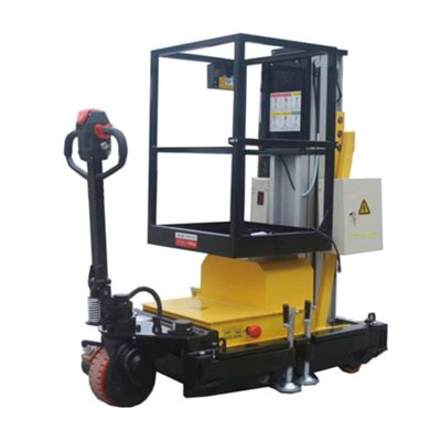 020396     ELECTRIC MOBILE LIFT WORK PLATFORM, LOAD CAP. 100KG
