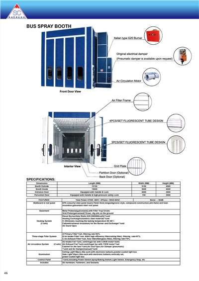 BUS SPRAY BOOTH