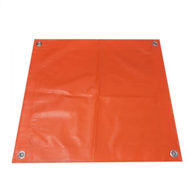 FIRE RETARDANT PVC TARPAULIN, ORANGE COLOR