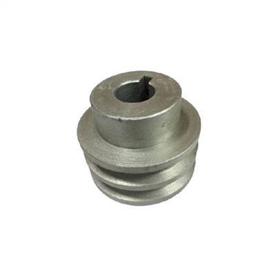 ALUM. PULLEY, 2-GROOVE