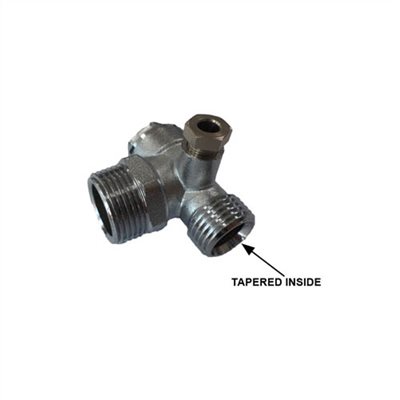 503310     NON-RETURN VALVE, SIZE: M 3/4" x M 1/2" (V#10), TAPERED INSIDE