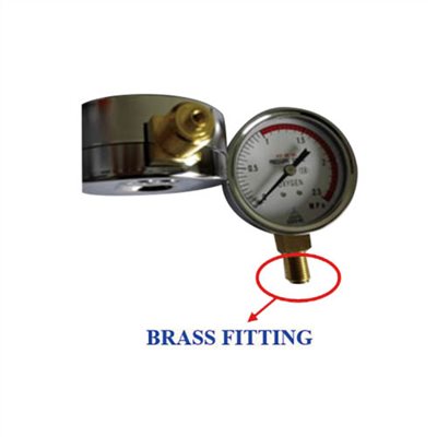 STAINLESS STEEL PRESSURE GAUGE, WITHOUT LIQUID