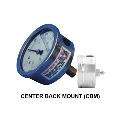 PRESSURE GAUGE WITH LIQUID FOR GENERAL CENTER BACK MOUNT (CBM)