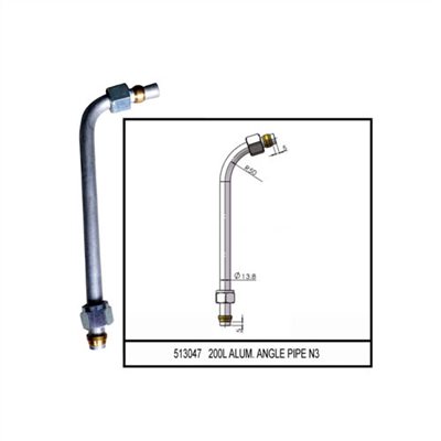 513047     200L ALUM. ANGLE PIPE N3