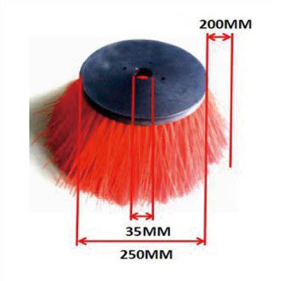 DISK BRUSH, MATERIAL: PPT 1MM