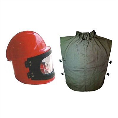 168500     SANDBLASTING HELMET WITH CAPE