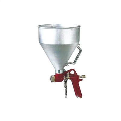 166018     AIR TEXTURE SPRAY GUN WITH ALUMINUM HOPPER