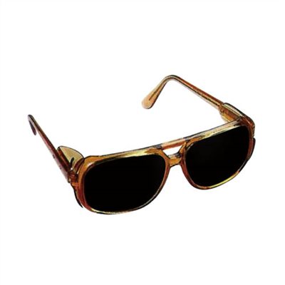 143046     SAFETY GLASSES, KS SERIES, WITH HINGE & WIRE, LENS: GREY    