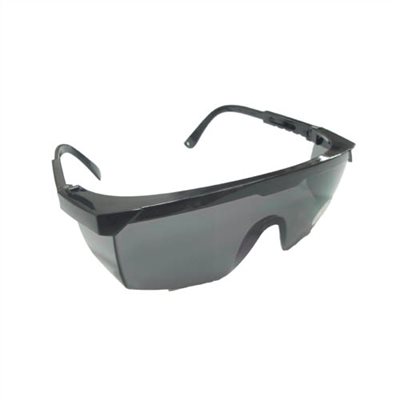 143013     SAFETY GLASSES, CS SERIES, FRAME : BLACK, LENS: GREY