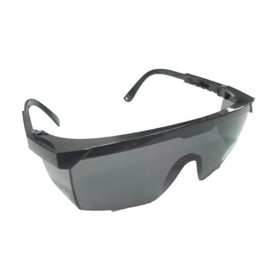 143013     SAFETY GLASSES, CS SERIES, FRAME : BLACK, LENS: GREY