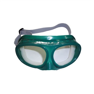 DUST GOGGLE, GREEN COLOR W/GREEN VENT