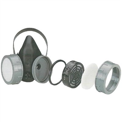 142002     TWIN CHEMICAL RESPIRATOR WITH 142012 CARTRIDGE