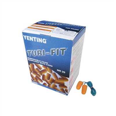 141115     DISPOSABLE FOAM EAR PLUG W/CORD (100PAIRS/BOX)