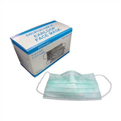 142022     EAR LOOP FLAT MASK, 50PCS/BOX