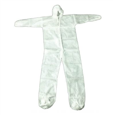 NON-WOVEN ISOLATION COVERALL FEATURES WATER-PROOF