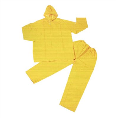156810     0.32MM PVC / POLYESTER 2PC ELASTICITY TROUSERS RAINSUIT