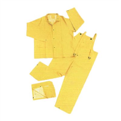 156820     0.32MM PVC / POLYESTER 3PC RAINSUIT BIB PANTS (USA STYLE)