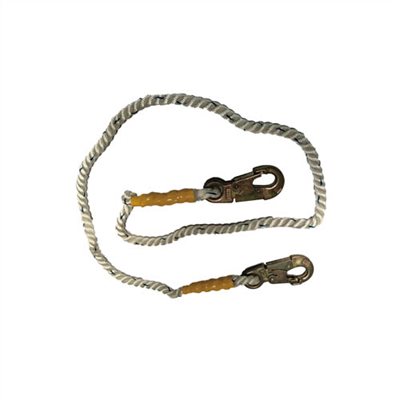 141060     NYLON-FILAMENT ROPE LANYARD W/2 SNAP HOOKS, ROPE 2M