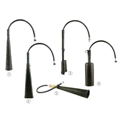 CO2 SWIVEL HORN WITH DISCHARGE HOSE
