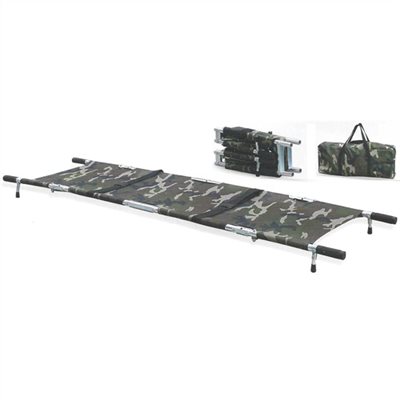 155185     ALUMINUM ALLOY QUARTER FOLDING STRETCHER