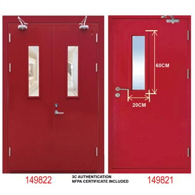 FIRE RATED DOOR WITH WHOLE ASSEMBLY