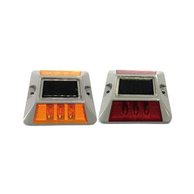 SOLAR TYPE REFLECTIVE SIGN (WITHOUT SPIKE), SIZE: 105 x 105 x 25MM