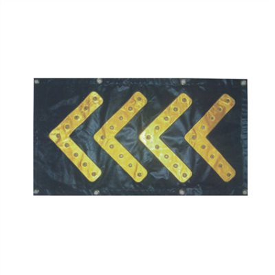 142322     DIRECTION SIGN, L 85CM x W 46CM, BATTERY EXCLUDED