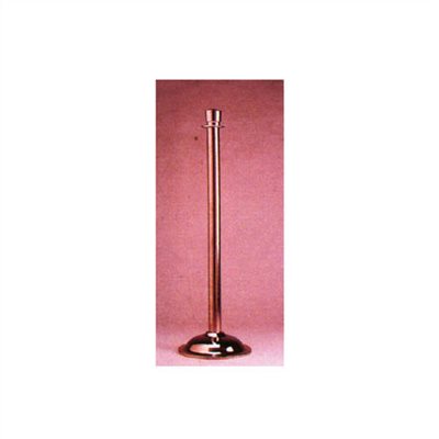 142501     ROPE STAND (BRASS 3" BALL TOP POLISHED & 2" PIPE)