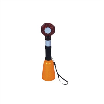 154354     SOLAR WARNING LIGHT WITH LIGHT SENSOR CONTROL, SIZE: H 37.5CM x W 8.5CM