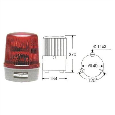 MAGNETIC WARNING LIGHT (GBM)